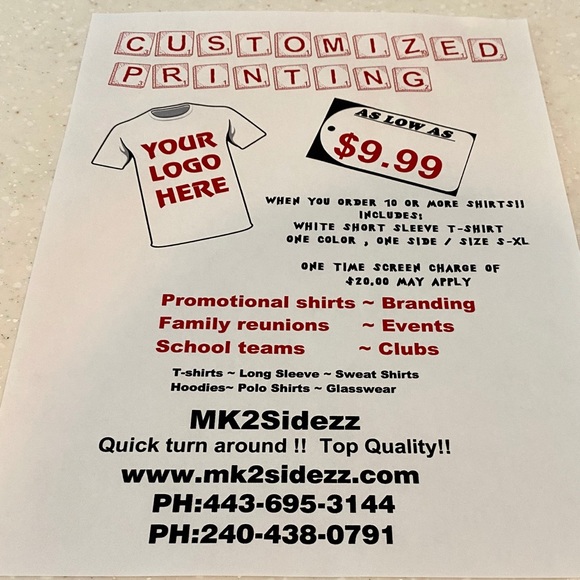 Custom tees for any occasion - Picture 6 of 7